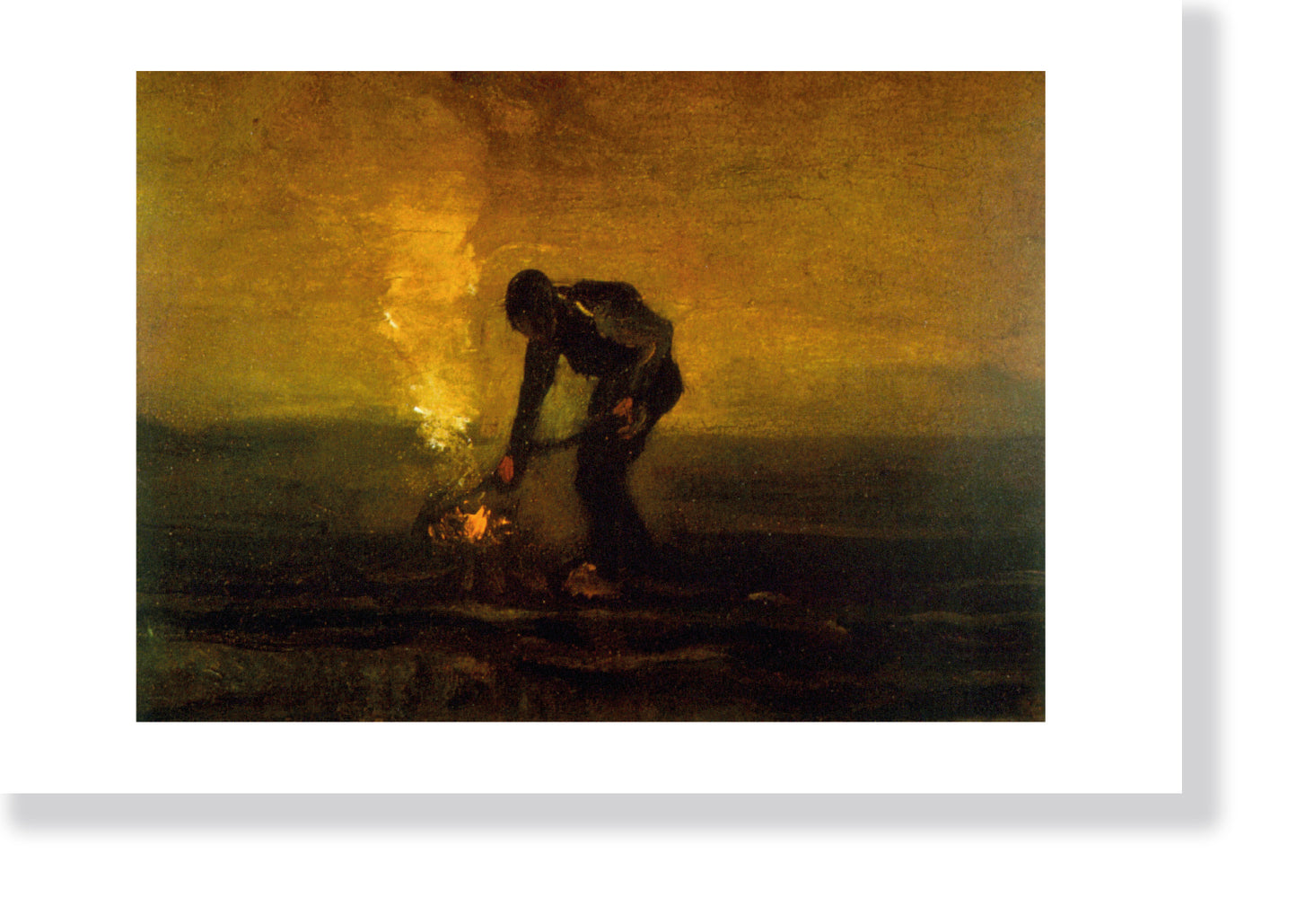 "Burning Weeds" by Vincent van Gogh
