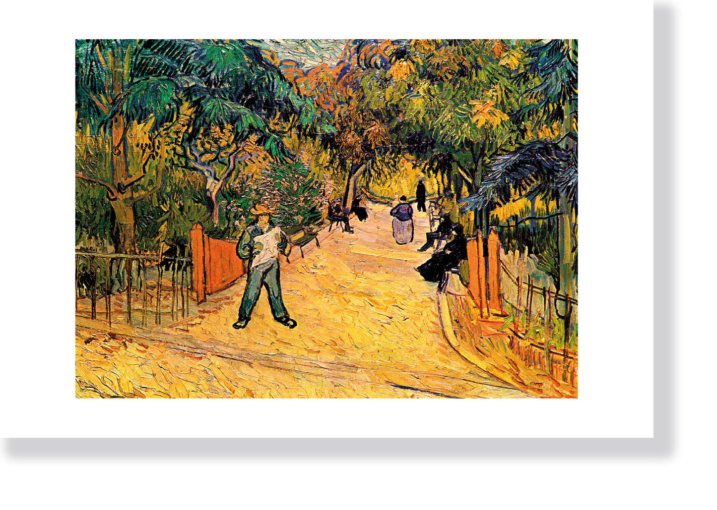 "Entrance to the public park in Arles" by Vincent van Gogh