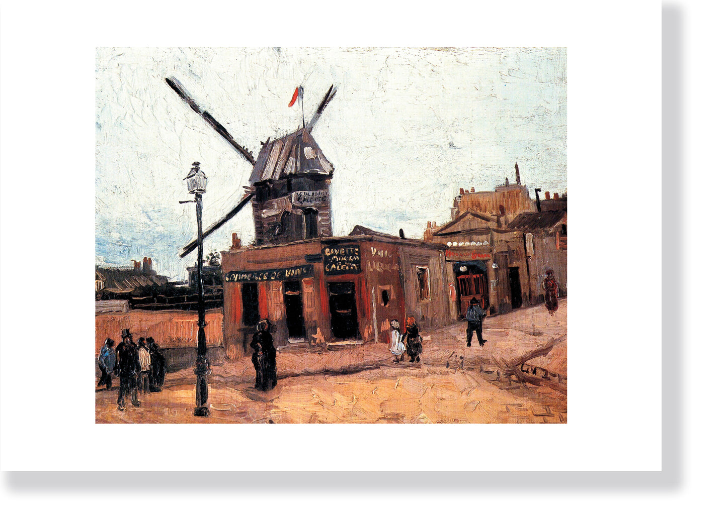"Le Moulin de la Galette6" by Vincent van Gogh