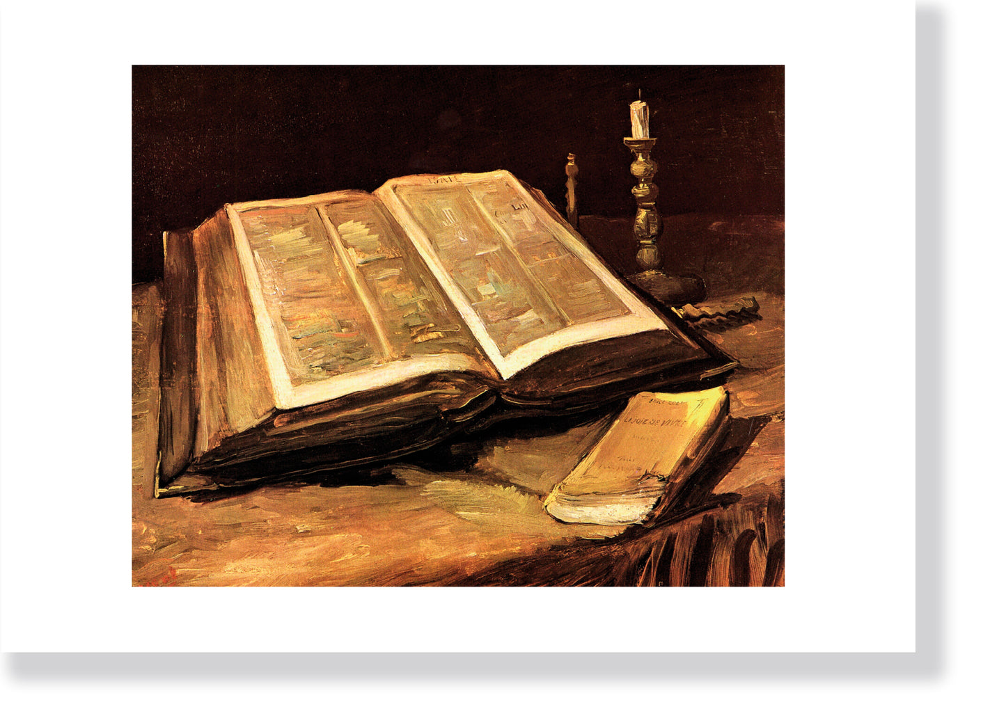 "Still Life with Bible" by Vincent van Gogh