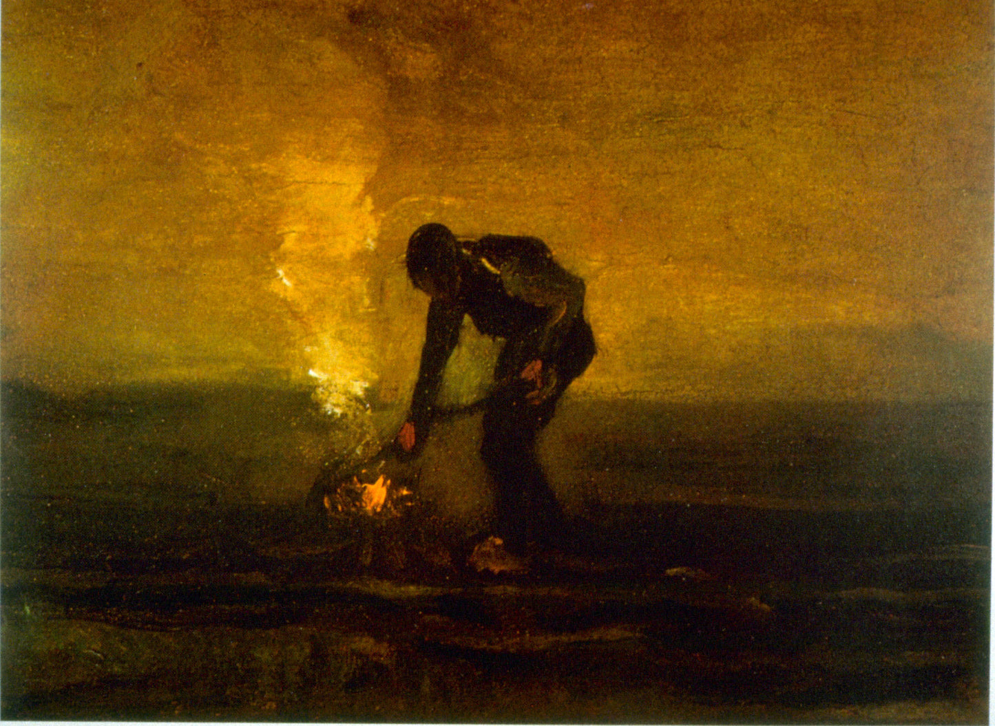 "Burning Weeds" by Vincent van Gogh