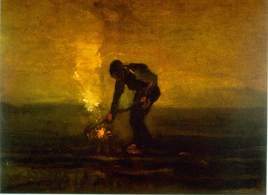 "Burning Weeds" by Vincent van Gogh
