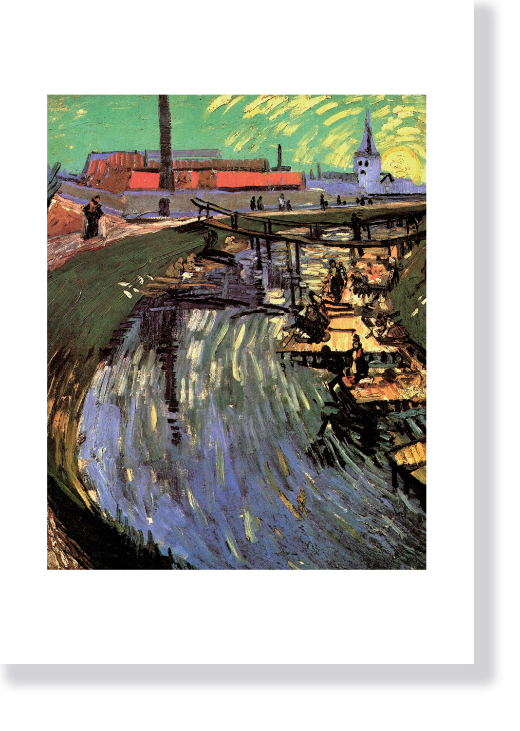 "Canal with Women Washing" by Vincent van Gogh