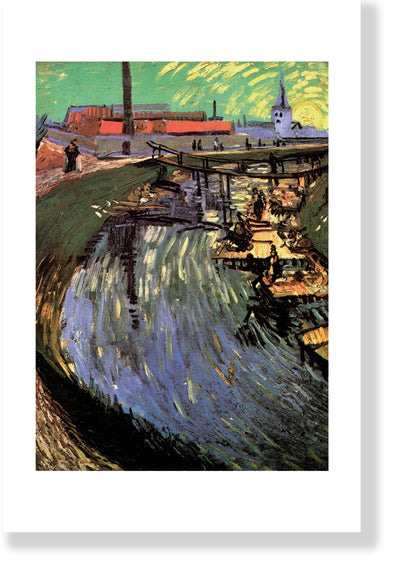 "Canal with Women Washing" by Vincent van Gogh