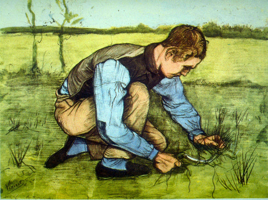 "Cutting Grass" by Vincent van Gogh