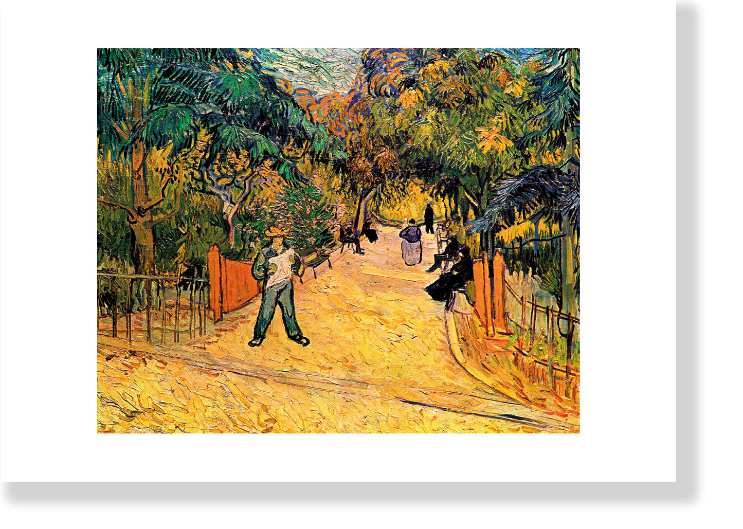"Entrance to the public park in Arles" by Vincent van Gogh
