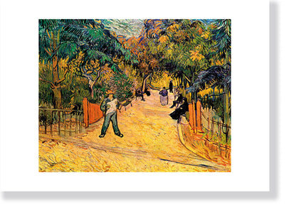 "Entrance to the public park in Arles" by Vincent van Gogh