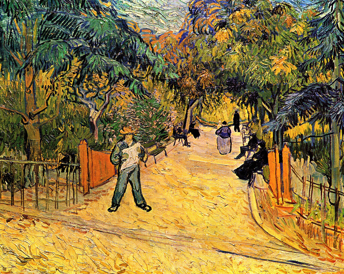 "Entrance to the public park in Arles" by Vincent van Gogh