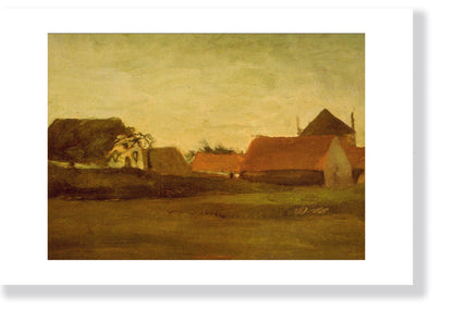 "Farmhouses" by Vincent van Gogh