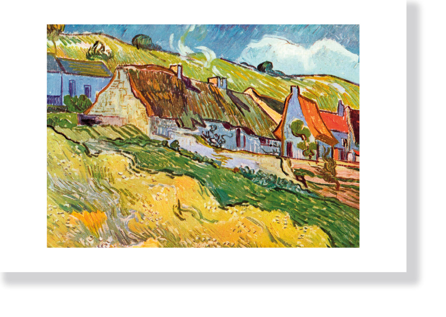 "Huts in Auvers" by Vincent van Gogh