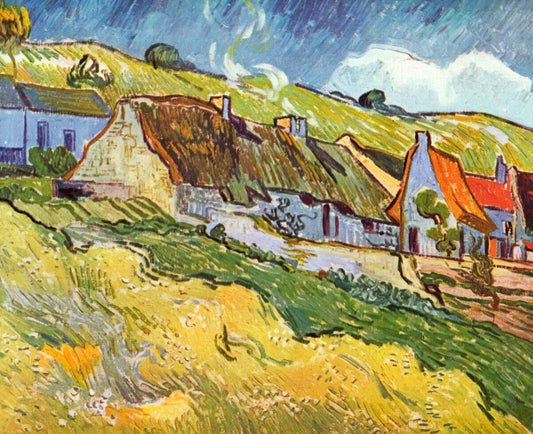 "Huts in Auvers" by Vincent van Gogh