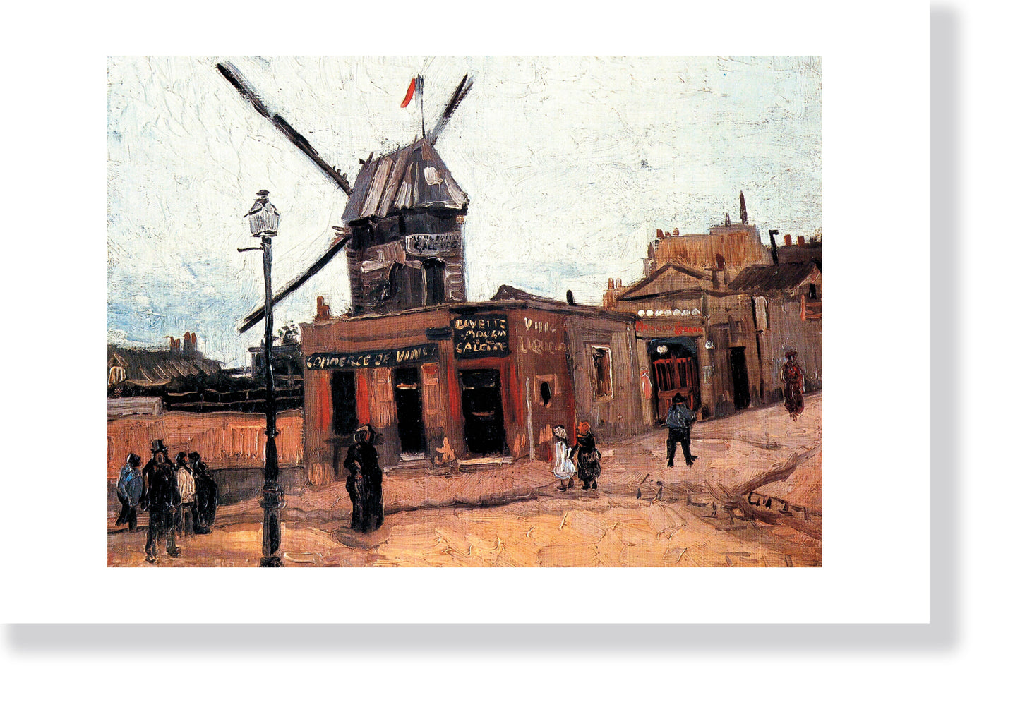 "Le Moulin de la Galette6" by Vincent van Gogh