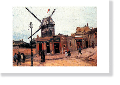 "Le Moulin de la Galette6" by Vincent van Gogh
