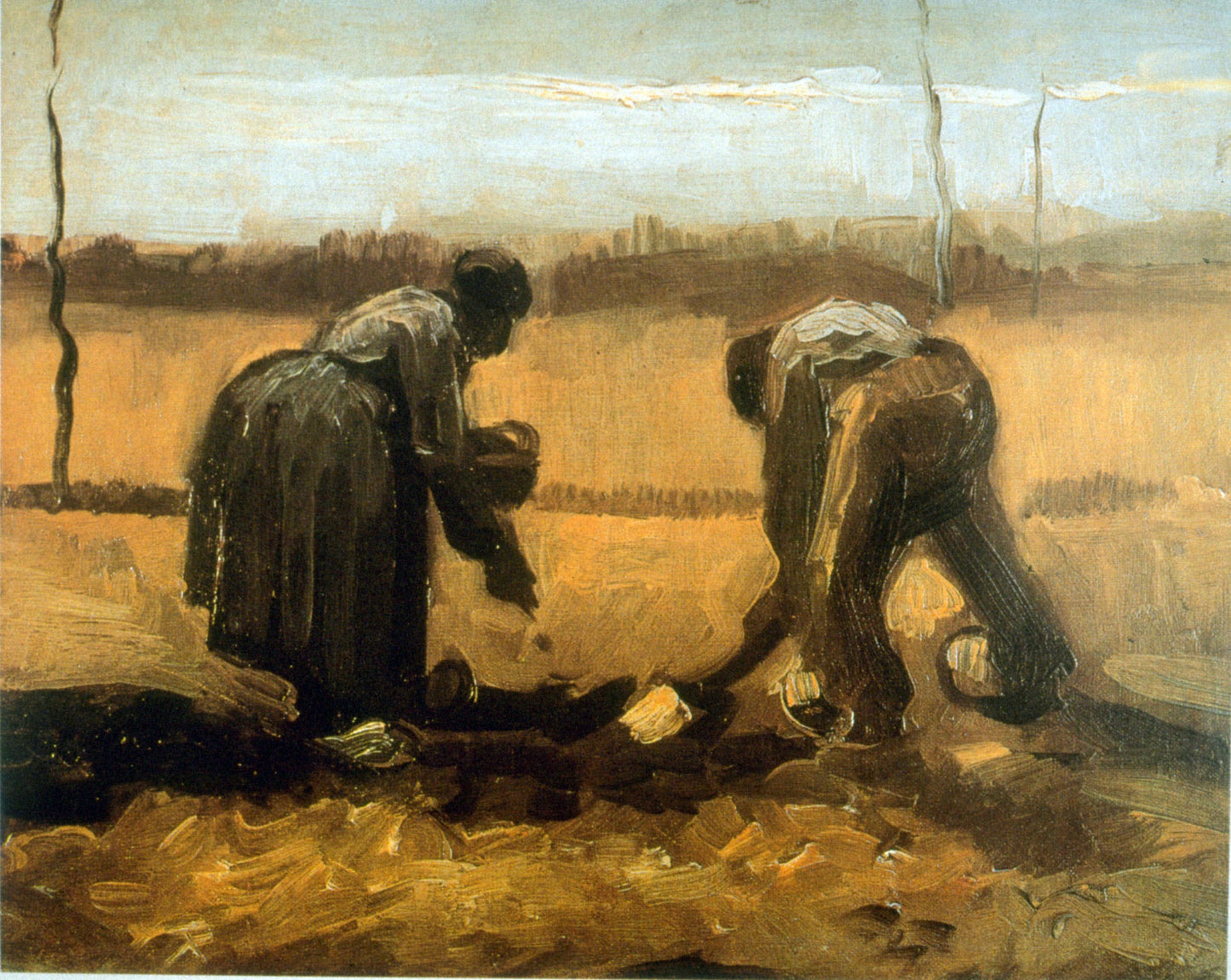"Planting" by Vincent van Gogh