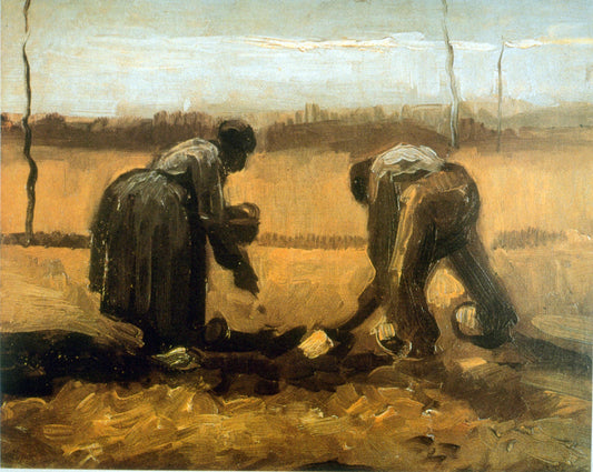 "Planting" by Vincent van Gogh