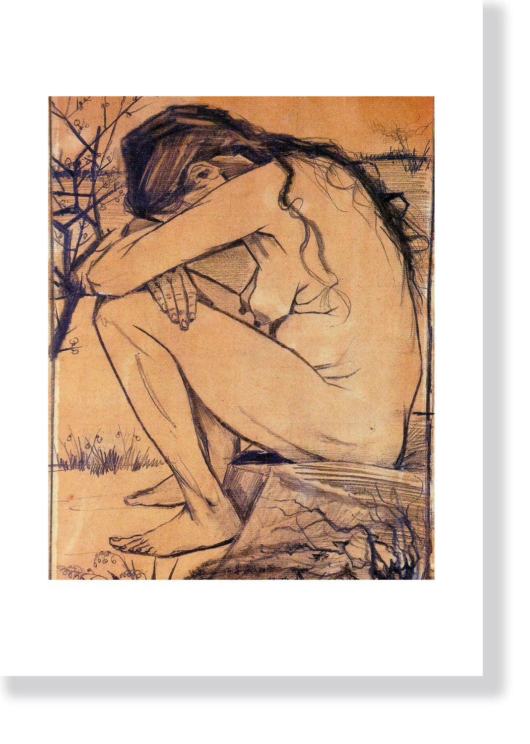 "Sorrow" by Vincent van Gogh