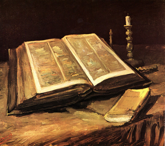 "Still Life with Bible" by Vincent van Gogh