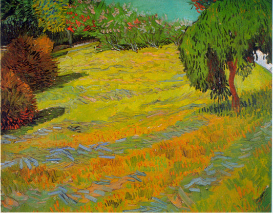 "Sunny Lawn" by Vincent van Gogh