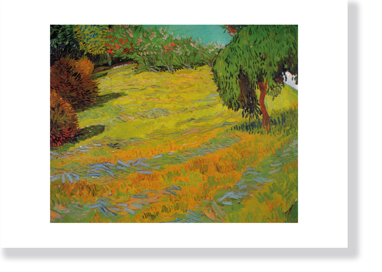 "Sunny Lawn" by Vincent van Gogh