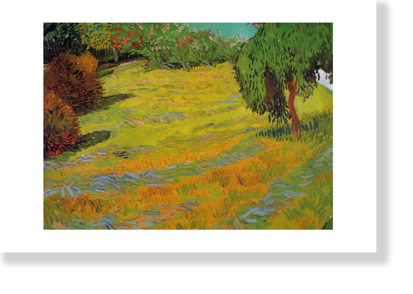 "Sunny Lawn" by Vincent van Gogh